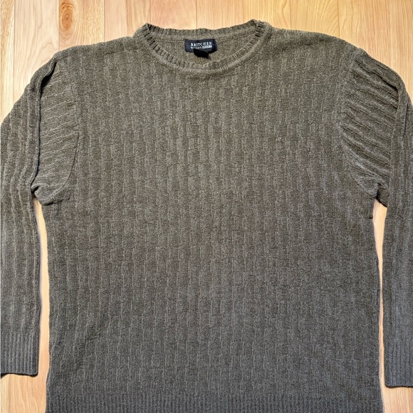 Britches Olive Green Men's Sweater - Picture 2 of 5